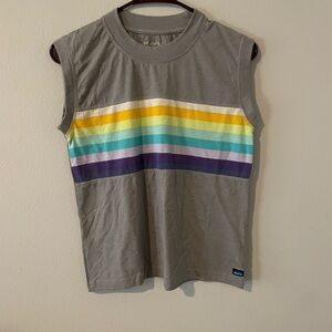 Kavu Gray XS Sleeveless Top